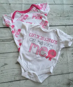 0-3 Months Vests x2