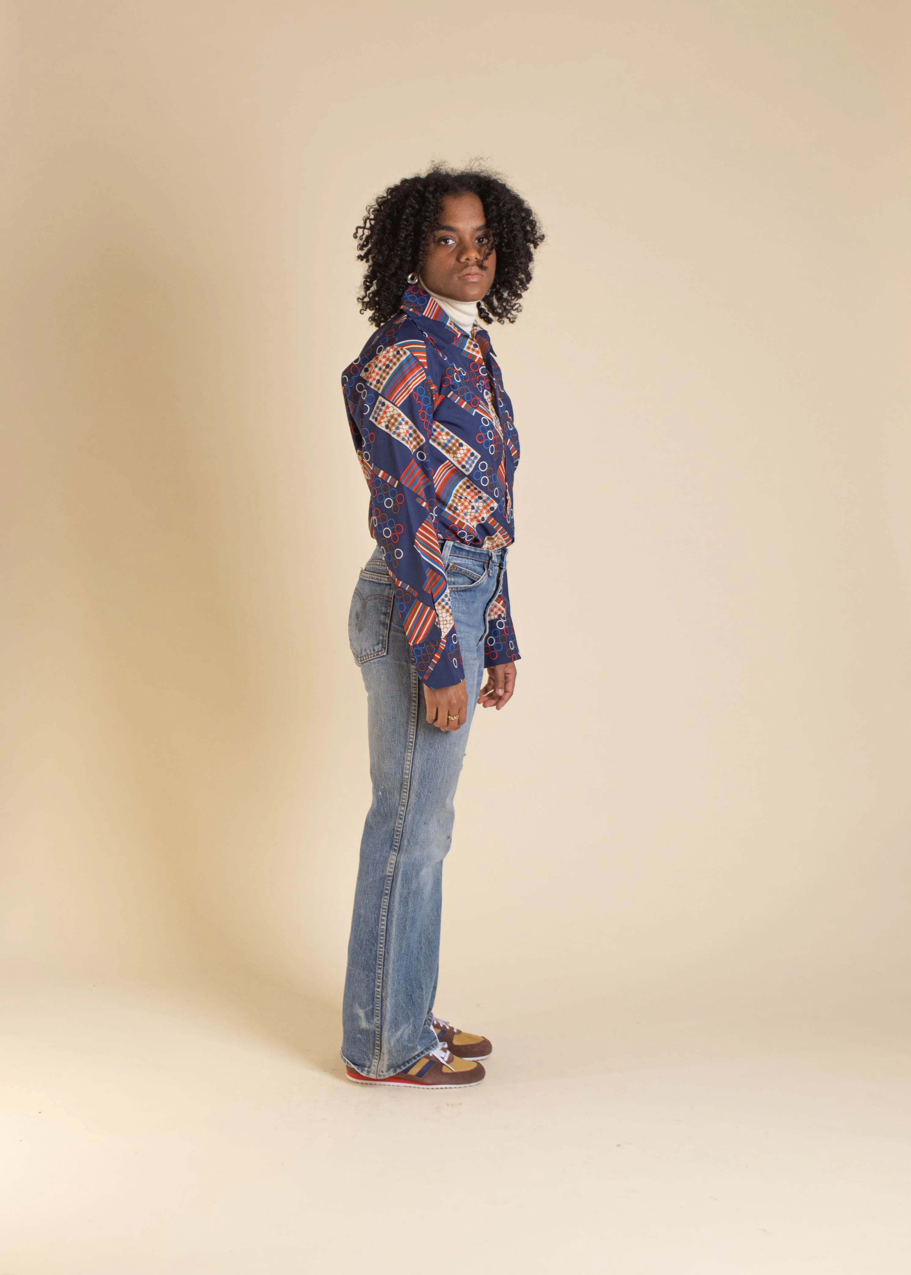 1970s GWG Midwash Flare Jeans Size Women's 28 Men's 31