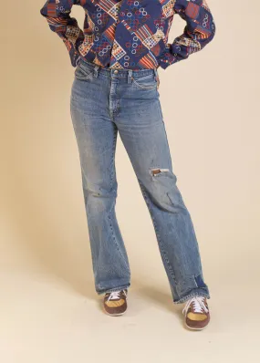 1970s GWG Midwash Flare Jeans Size Women's 28 Men's 31
