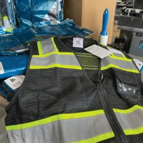 30 Black Kishigo Safety Vests