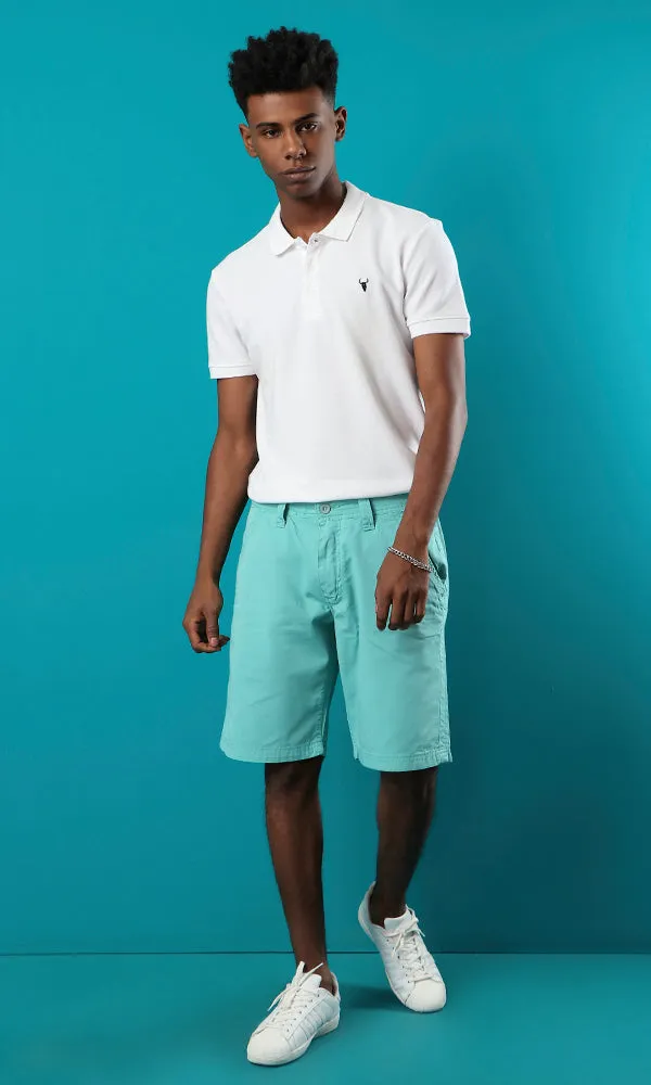 39416 Medium Aquamarine Summer Color Basic Shorts