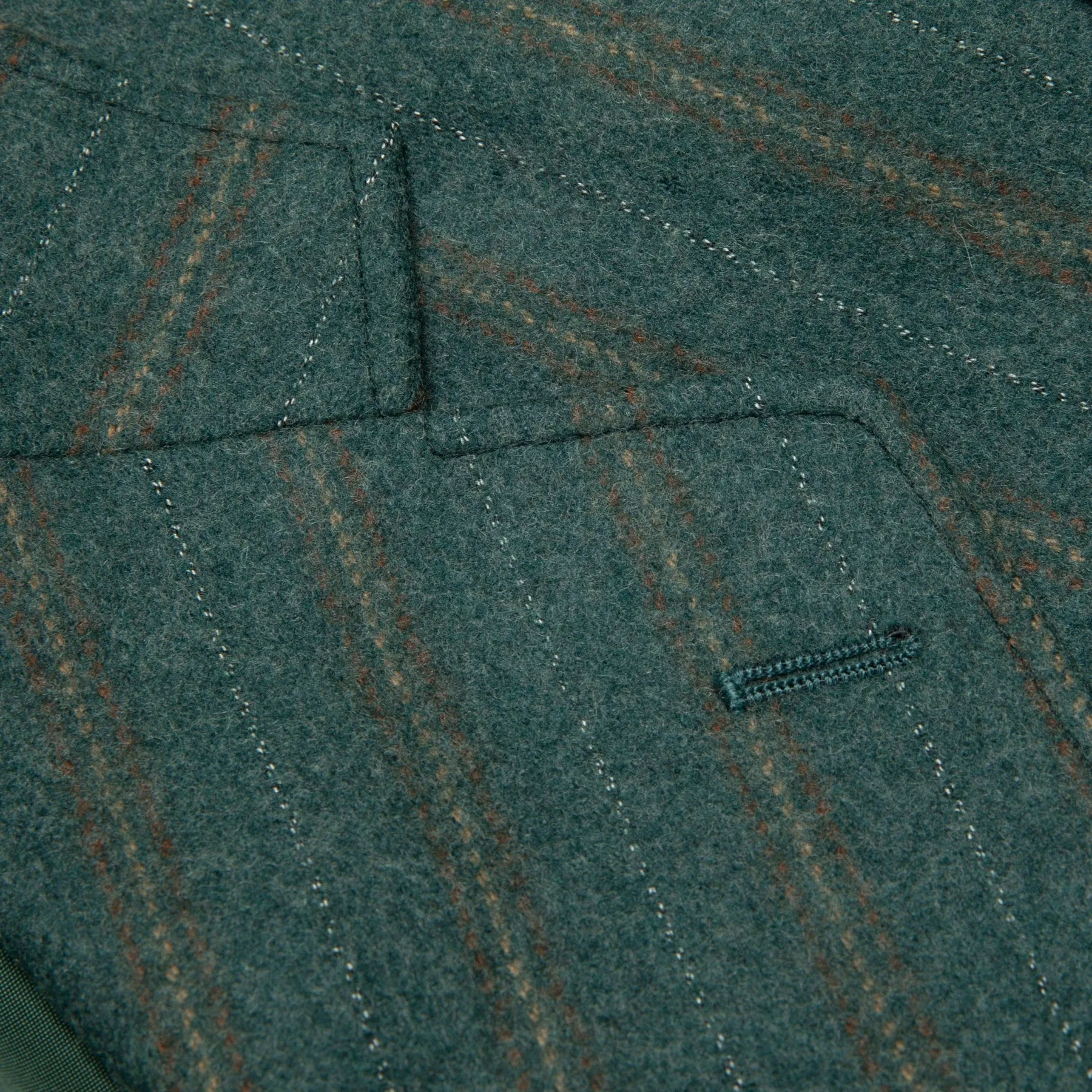 70s Dormeuil Wool Flannel Pinstripe Blazer