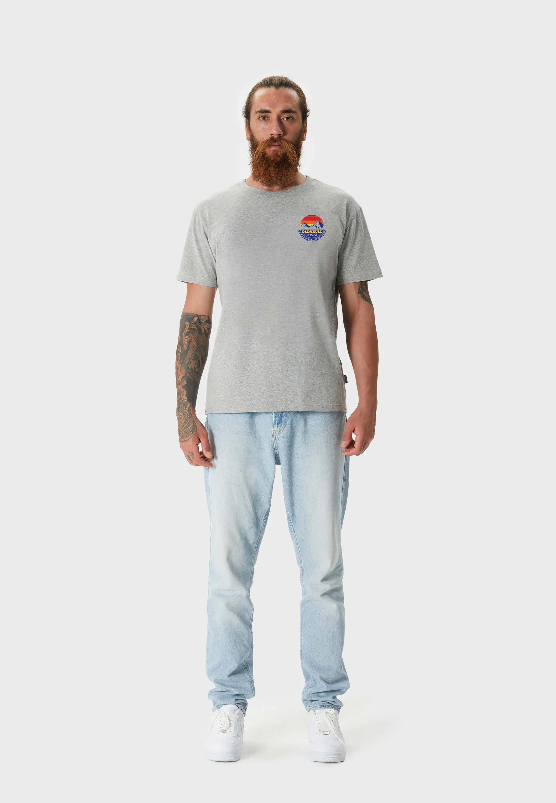 Alpine Dream Backprint T-Shirt Heather Grey