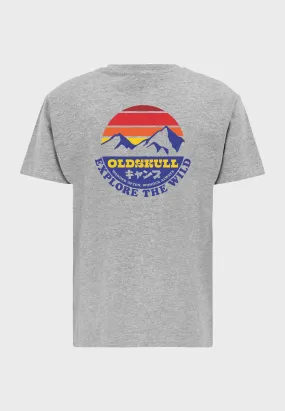 Alpine Dream Backprint T-Shirt Heather Grey