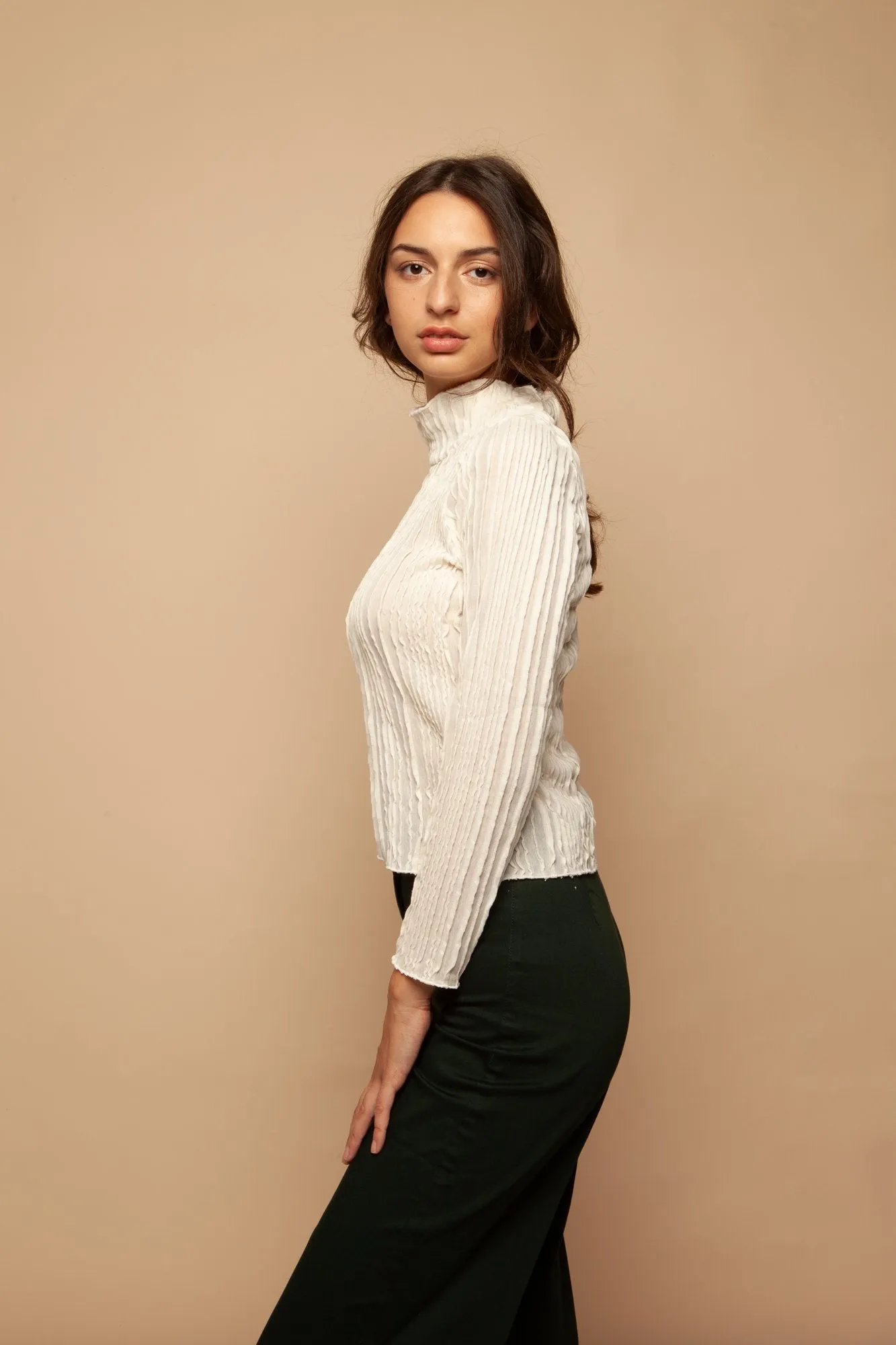 ayla highneck cream <br> by Signe