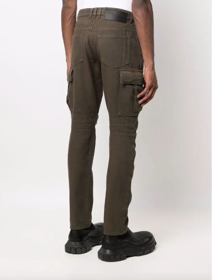 Balmain skinny-fit cargo trousers