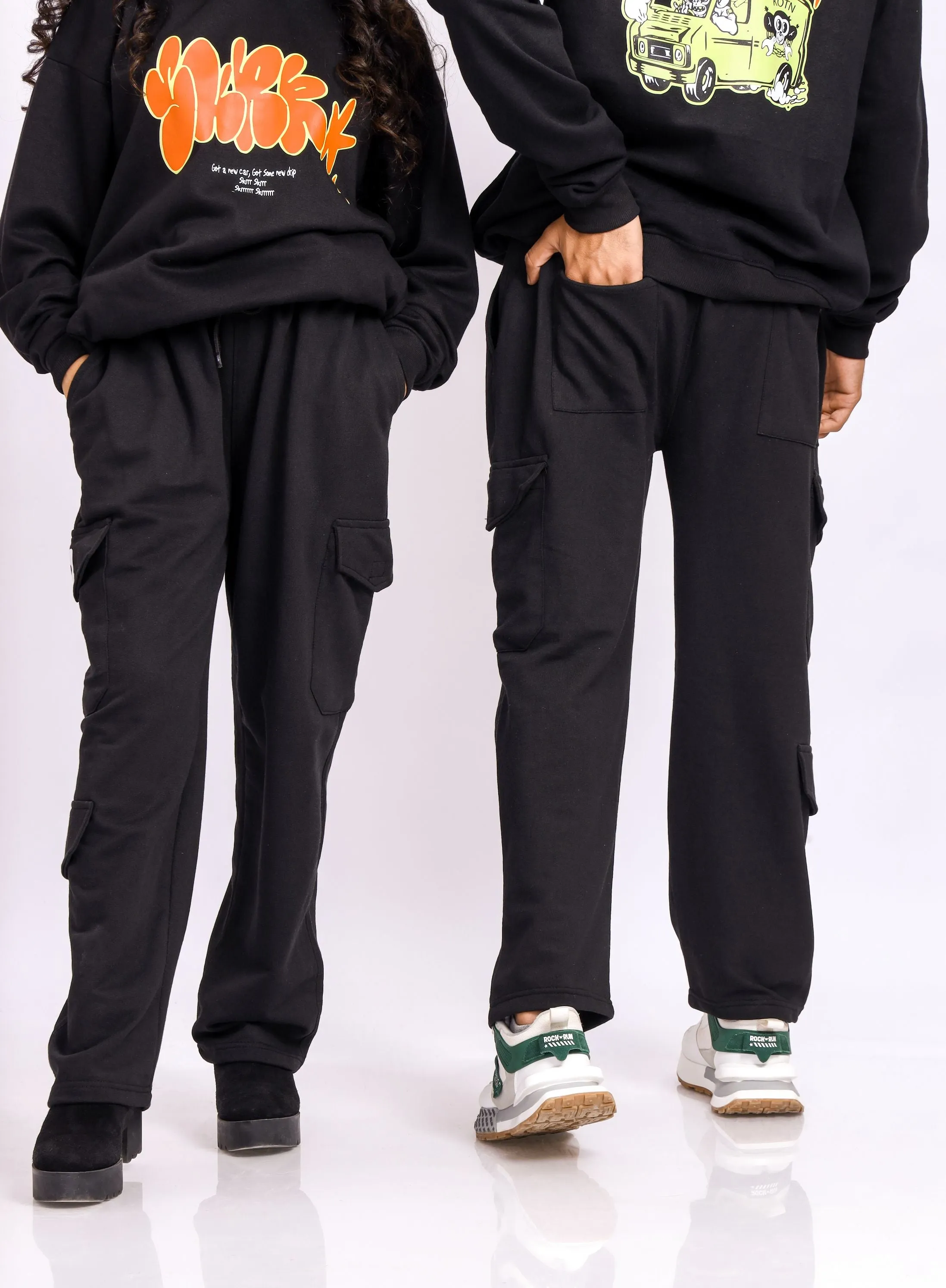 Black Cargo Trouser
