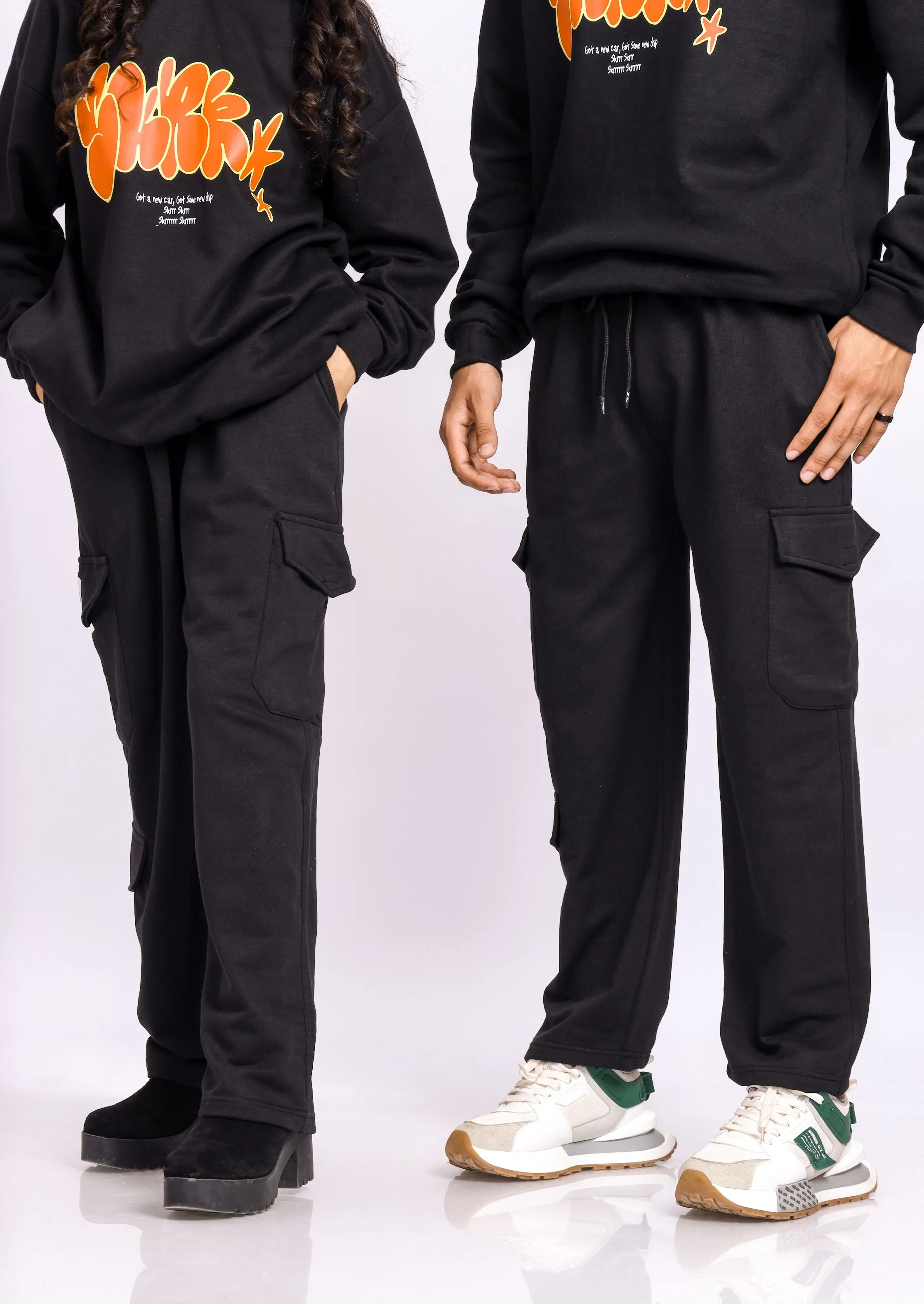 Black Cargo Trouser