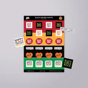 Black History Month Sticker Sheet