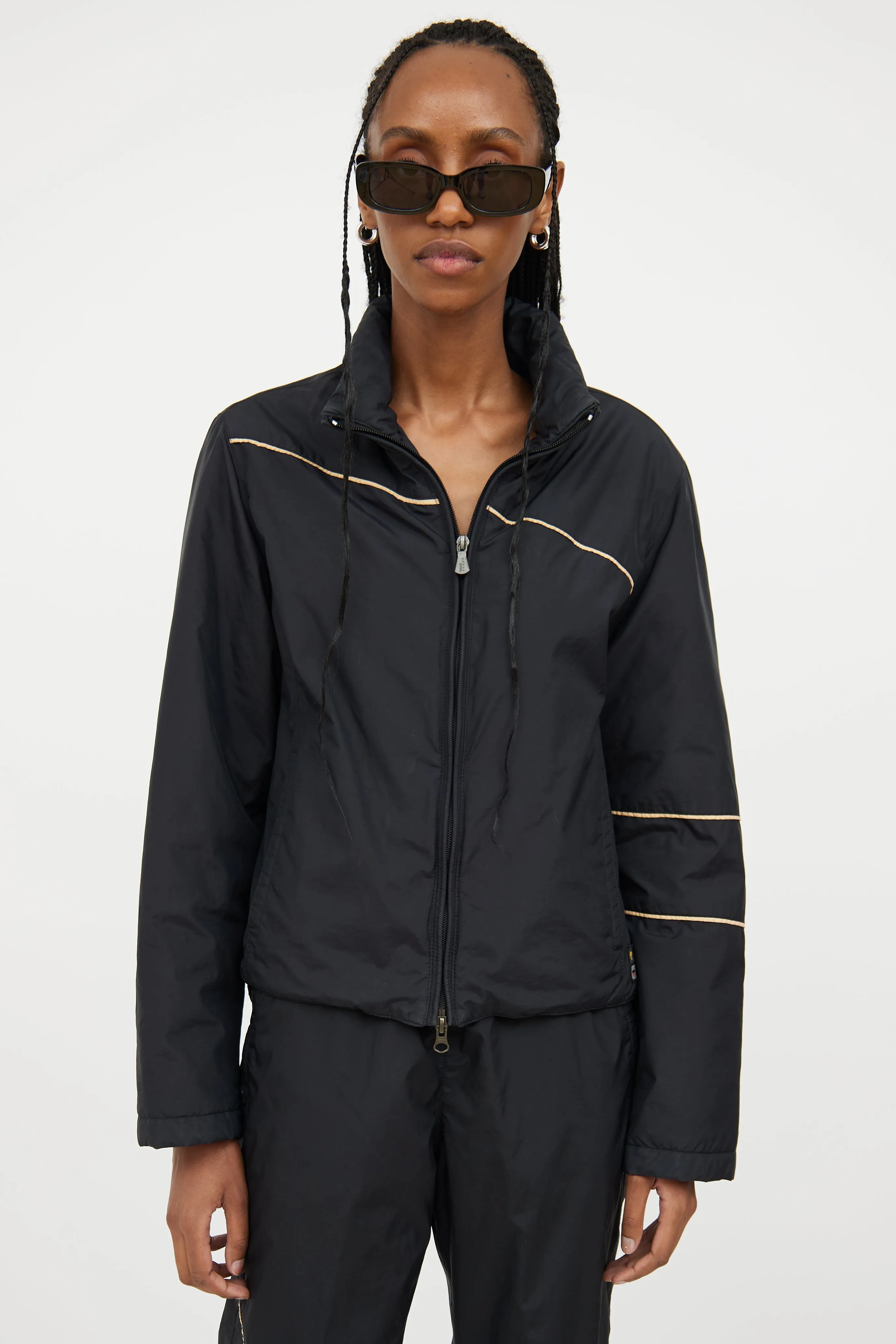 Black Jacket & Pant Set