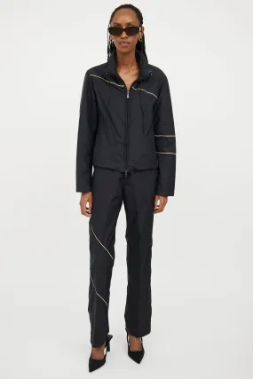 Black Jacket & Pant Set