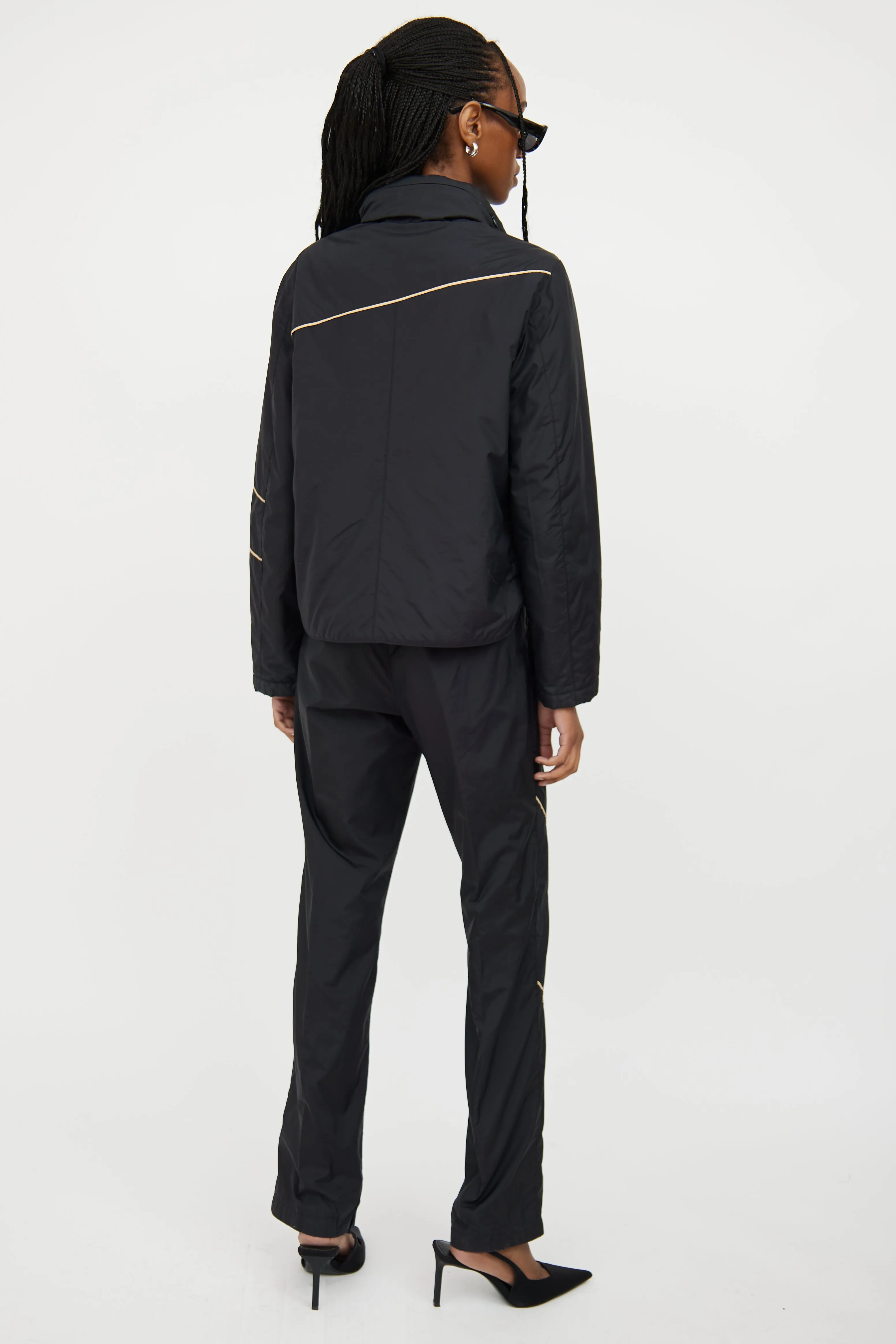Black Jacket & Pant Set