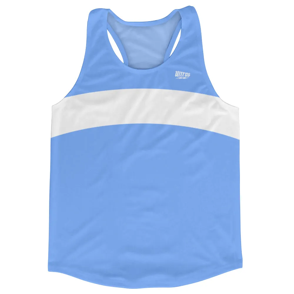 Blue Carolina And White Running Track Tops Made In USA