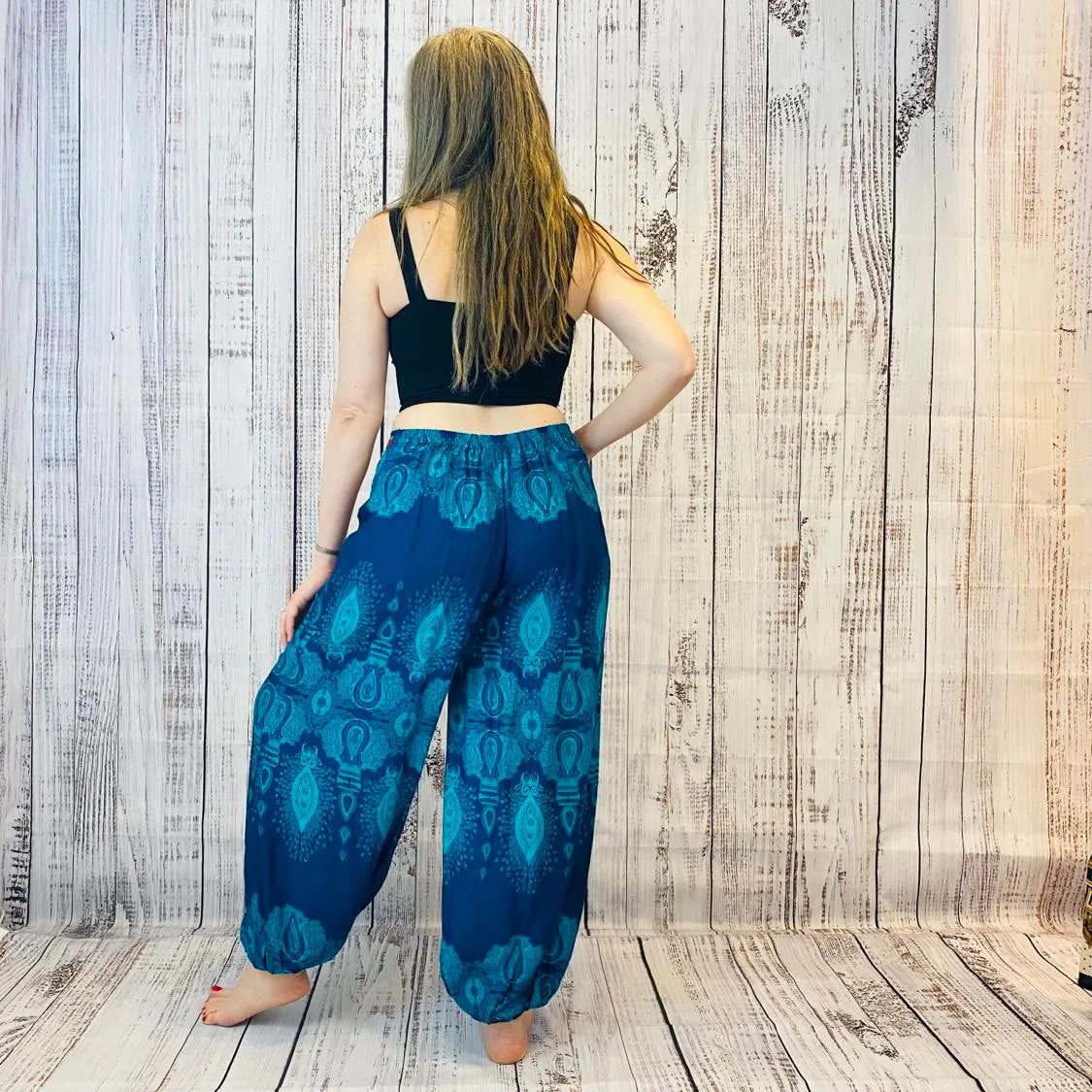 Boho Style Paisley Print Pants