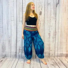 Boho Style Paisley Print Pants