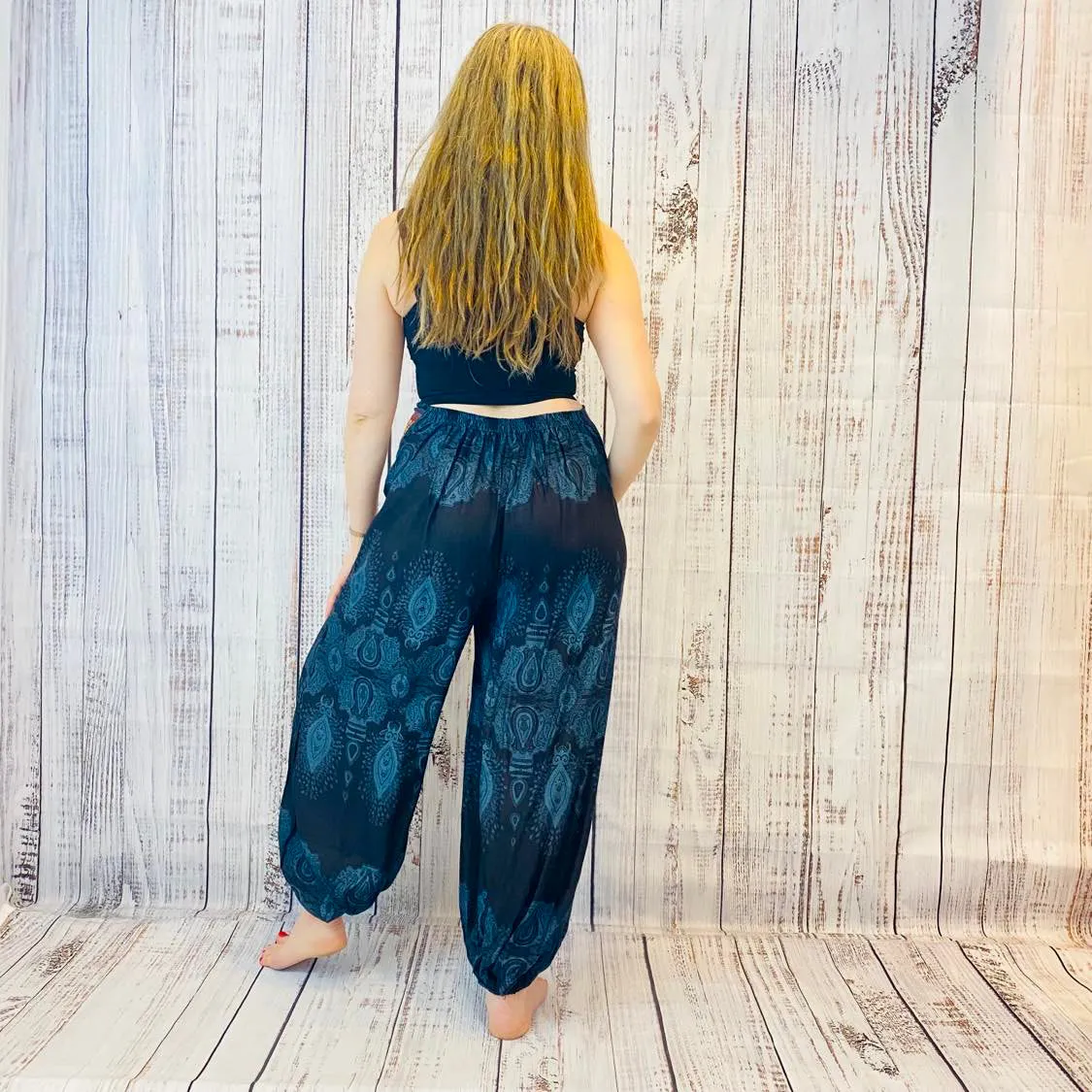 Boho Style Paisley Print Pants