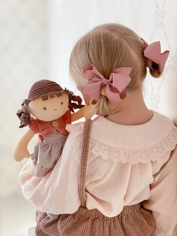 Bonikka Organic Doll - Rose with Brown Hair by Tikiri