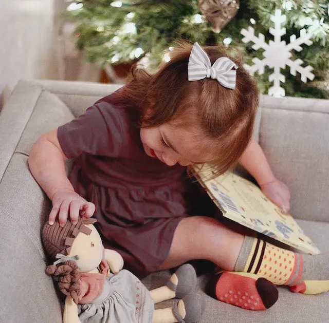 Bonikka Organic Doll - Rose with Brown Hair by Tikiri