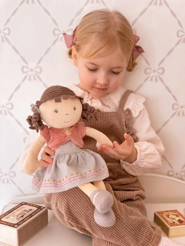Bonikka Organic Doll - Rose with Brown Hair by Tikiri
