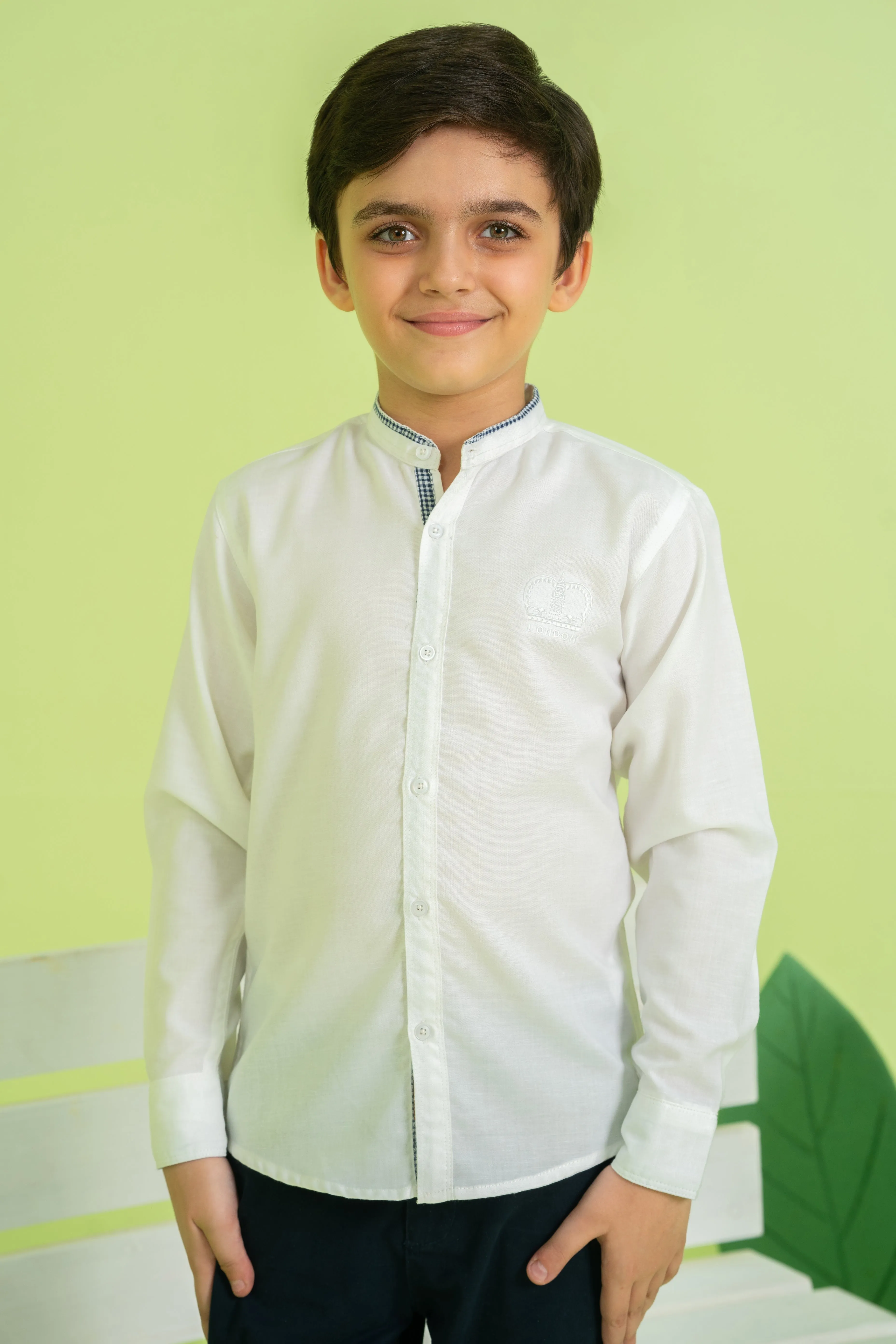 Boys FAHADI Cotton Casual Shirt