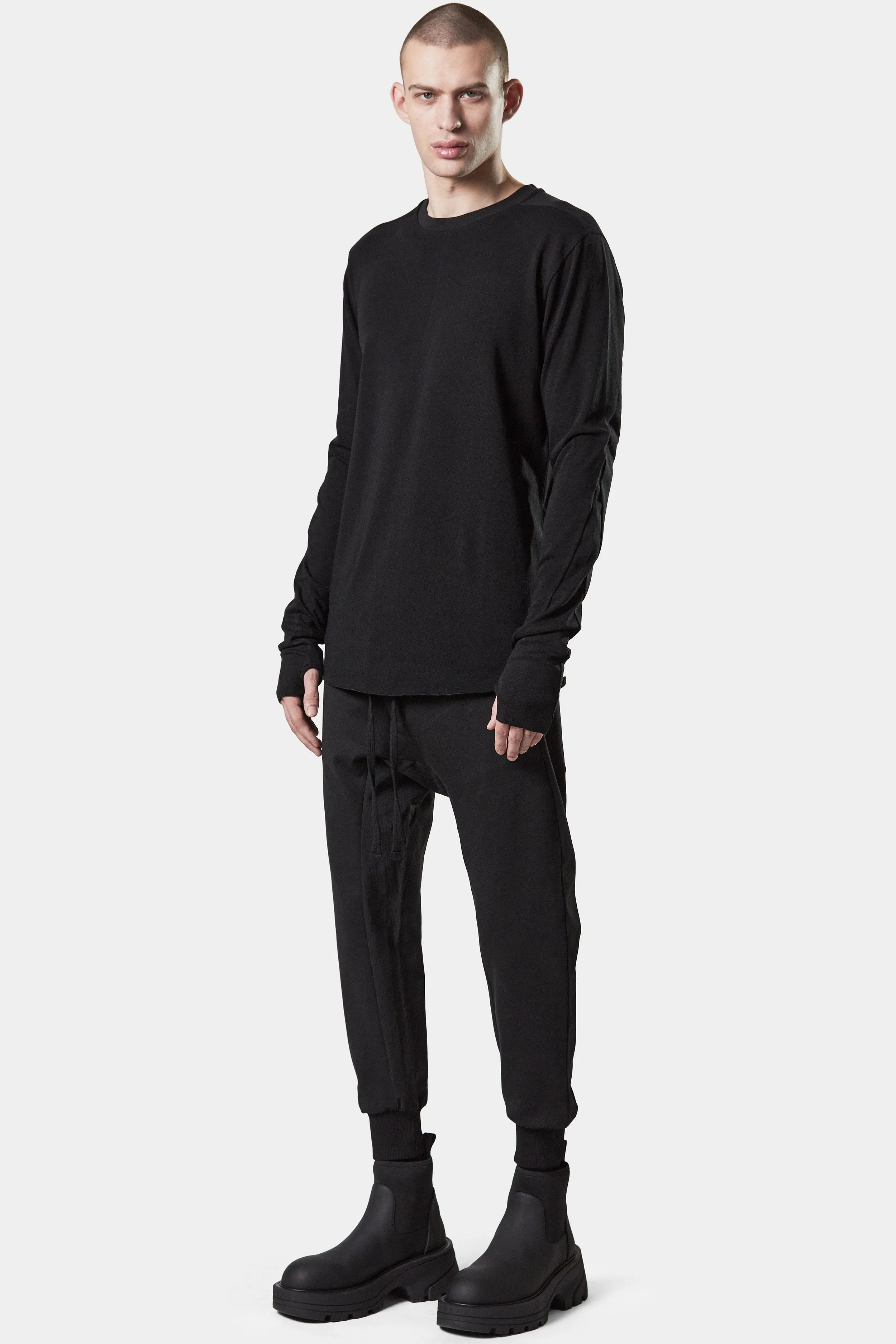 Contrast long sleeve t-shirt