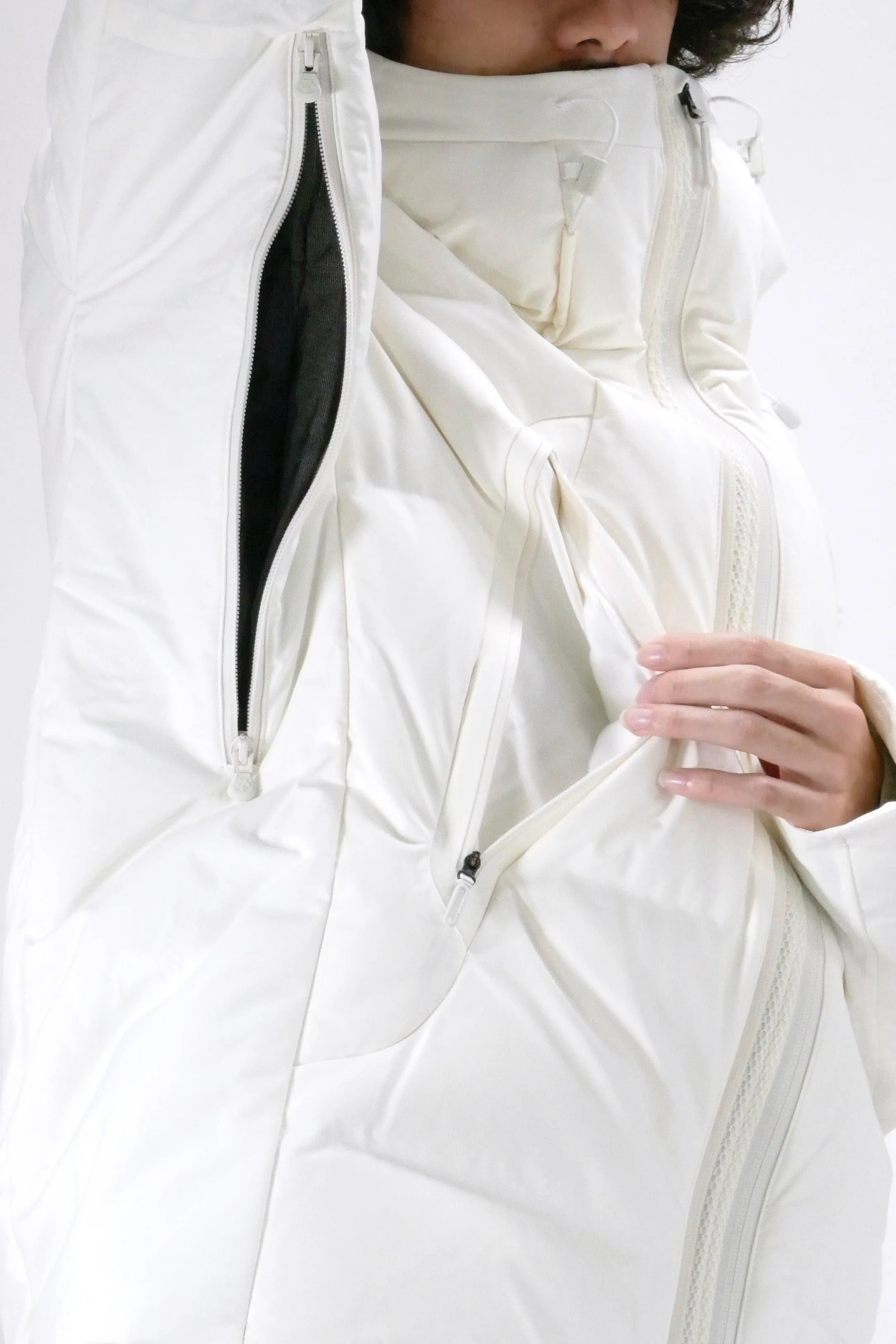 Descente Mizusawa Down Mountaineer Parka - White