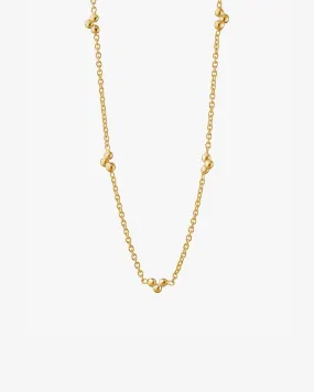 Drops full necklace gold