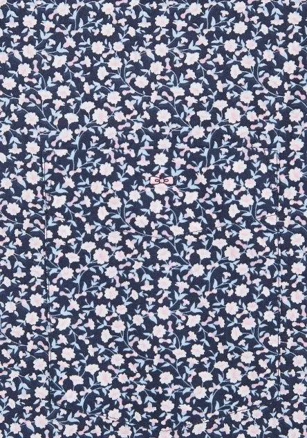 Eden Park Exclusive Floral Print Shirt Navy