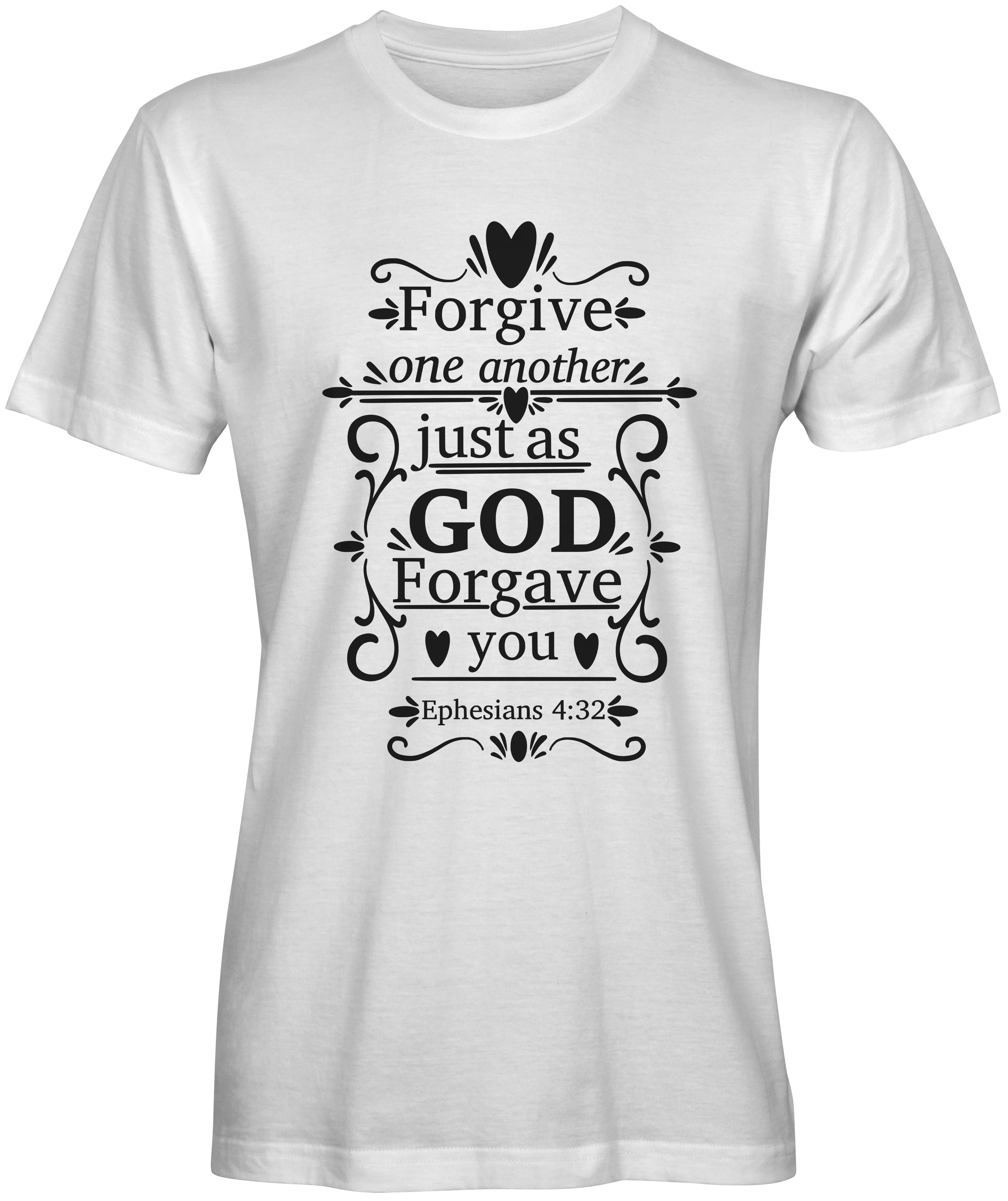 Forgive One Another Bible Verse T-shirts.