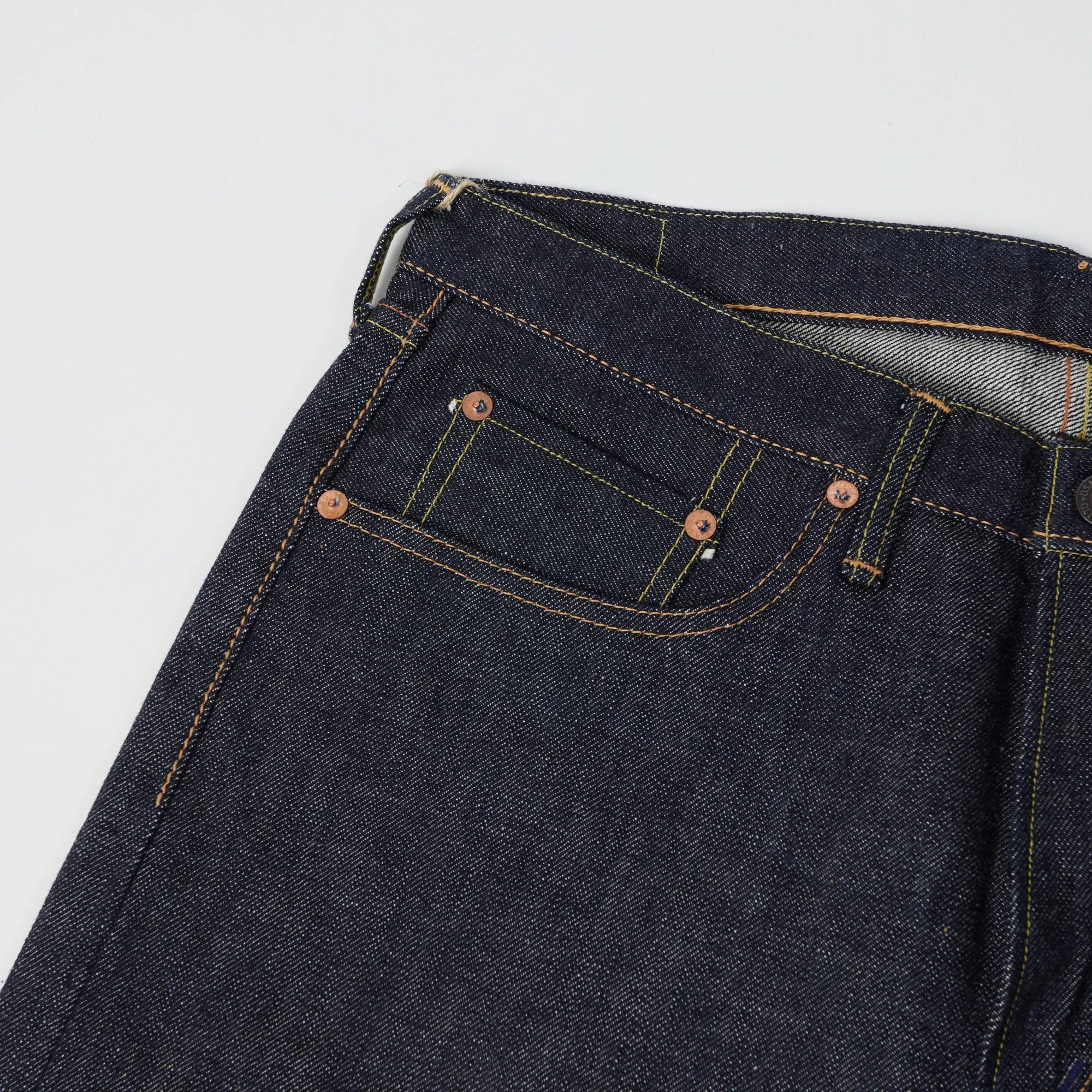 Mens Full Count 1110Z 13.7oz Slim Tapered Jeans - Premium Denim with Authentic Style