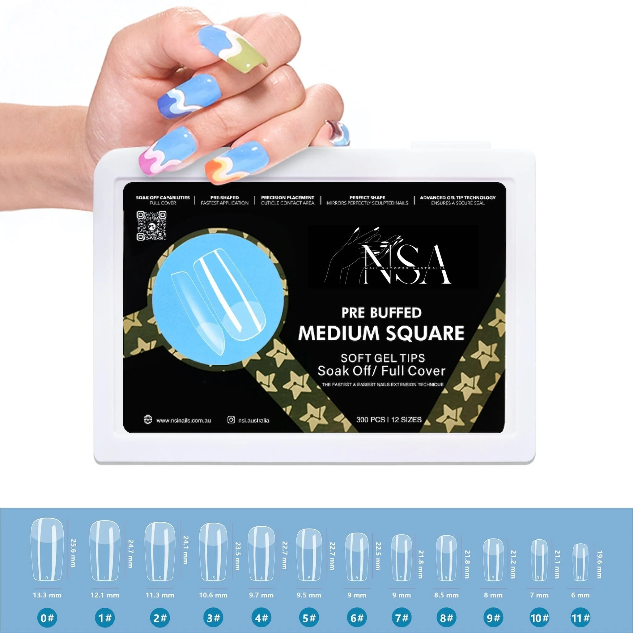 Gel Nail Extensions - Pre Buffed Tips