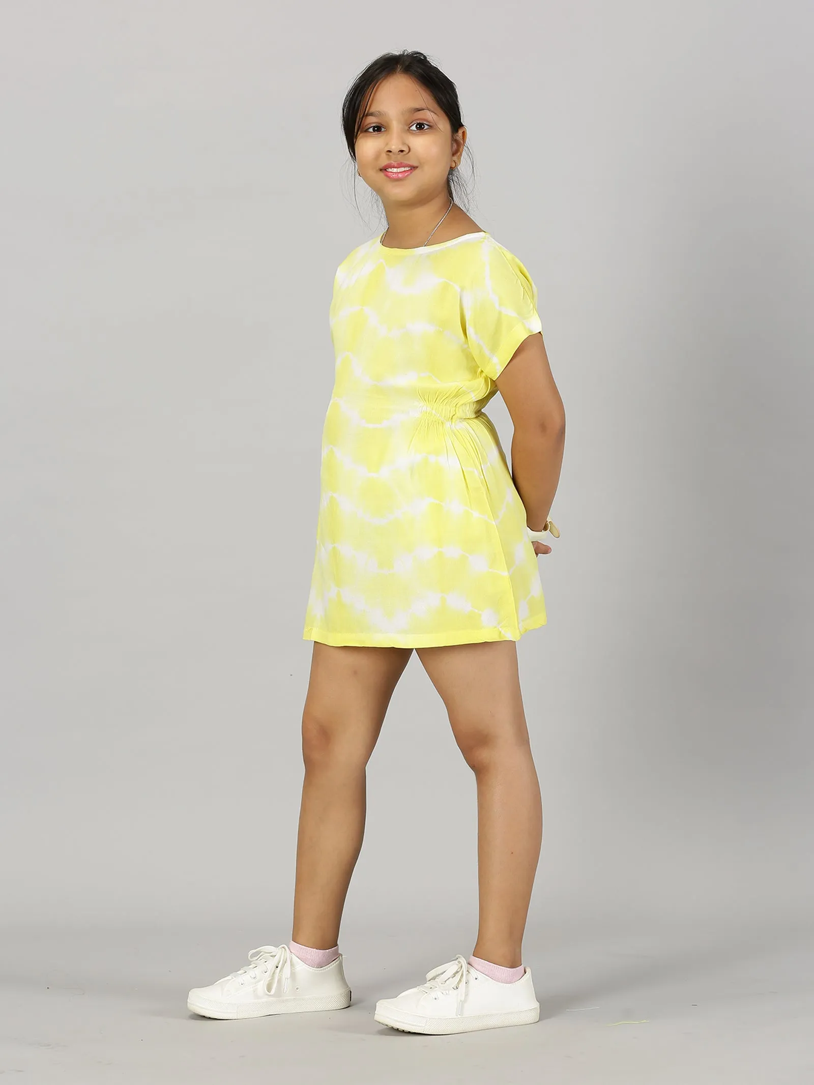 Girls Drop Shoulder A line Dress