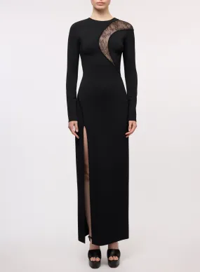 Knit and Lace Wave Dress