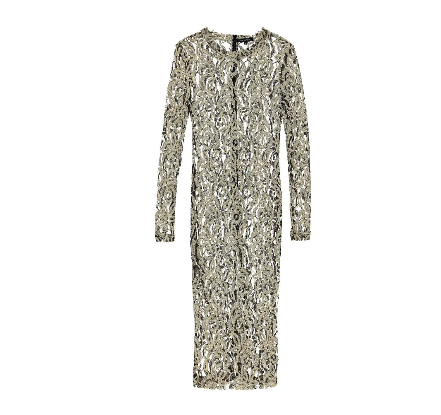 Nude Skeleton Lace Dress