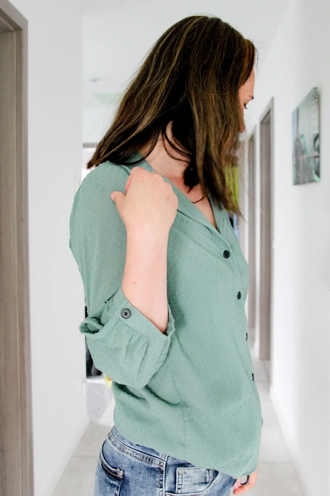 Talea - Bluse mit Umlegekragen