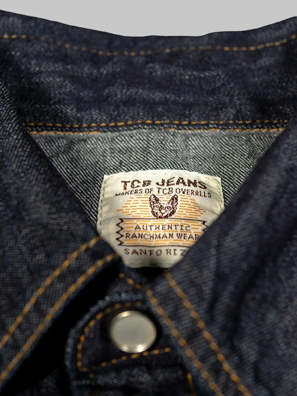 Premium TCB Ranchman Mens Denim Shirt