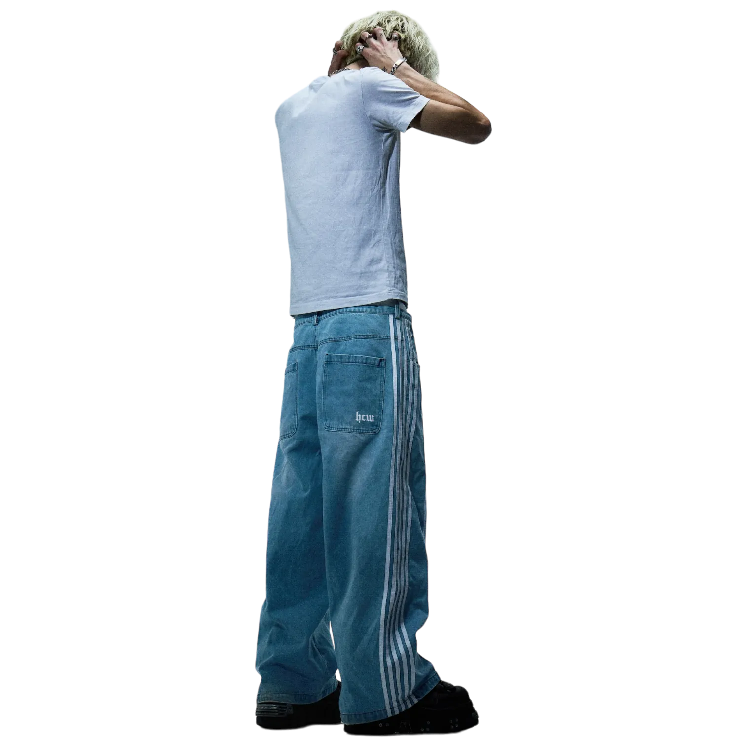 TRACK JEANS (BLUE)