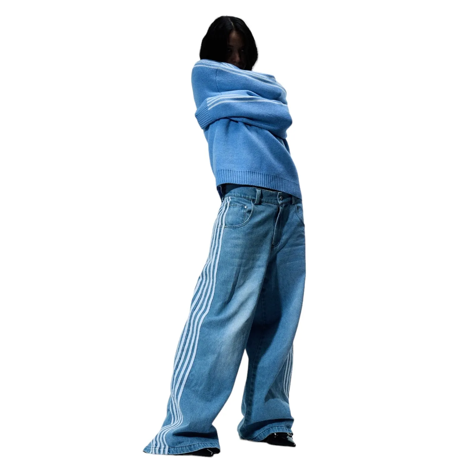 TRACK JEANS (BLUE)