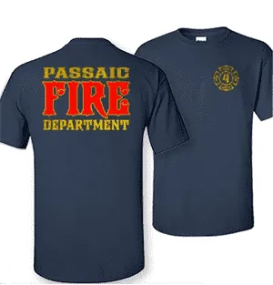 Classic Fire Department Design - Premium Firefighter T-Shirt