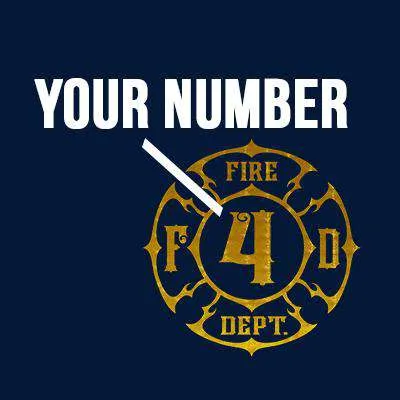 Classic Fire Department Design - Premium Firefighter T-Shirt