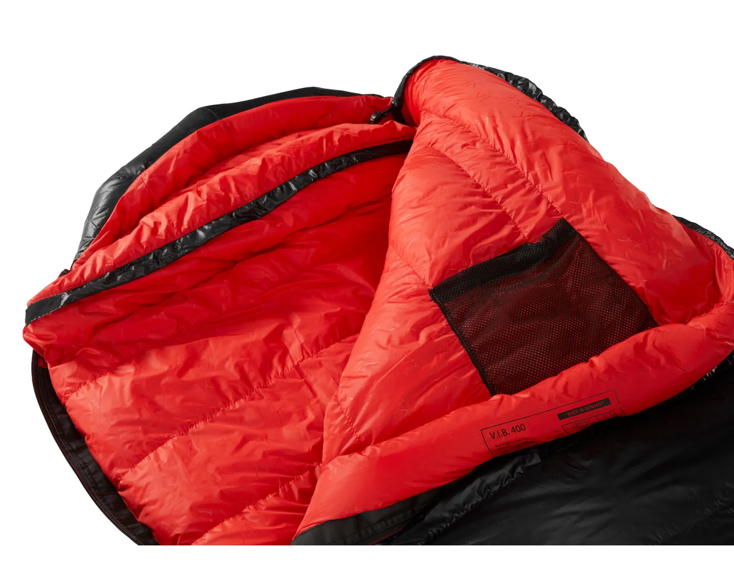V.I.B 400 (RIGHT ZIP) - Black/Fiery Red